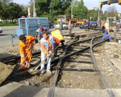 Circulaţia tramvaielor între Parcul Olosig şi Sinteza va fi întreruptă